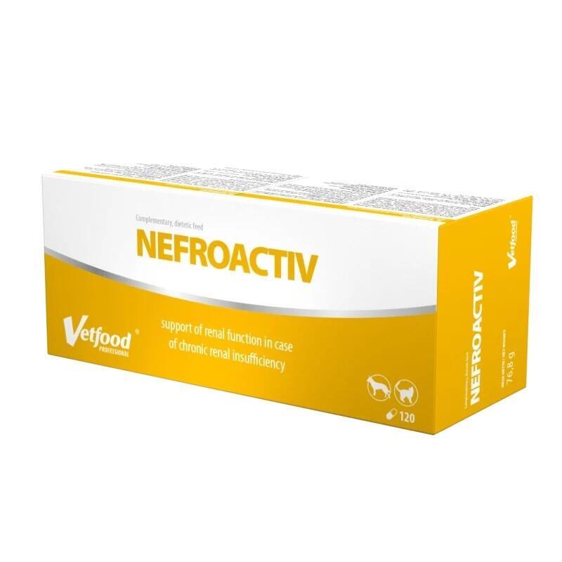 Vetfood Nefroactiv Apoya La Función Renal De Gatos Y Personas 120 Cápsulas