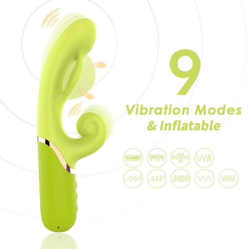 Vibrador Con Función De Inflado