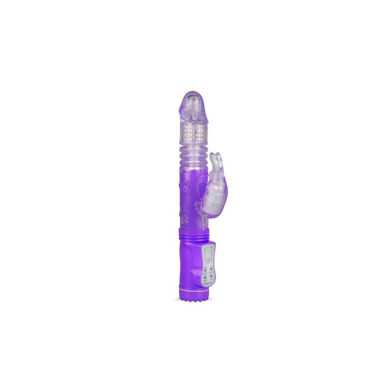 Vibrador Percutador Y Bolas Rotadoras Púrpura