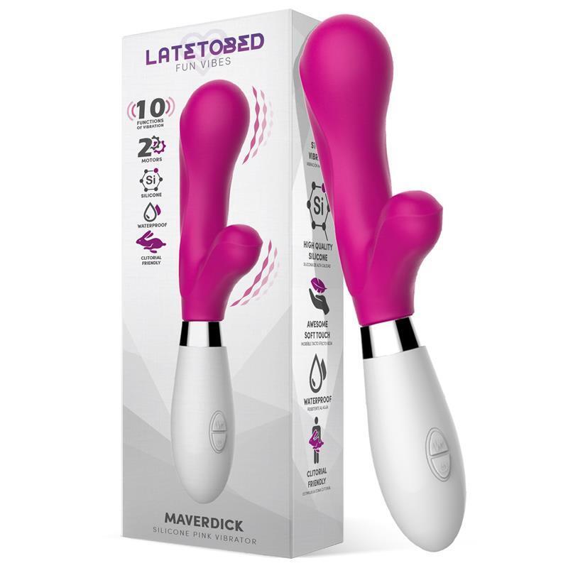 Vibrador Maverdick Silicona Rosa