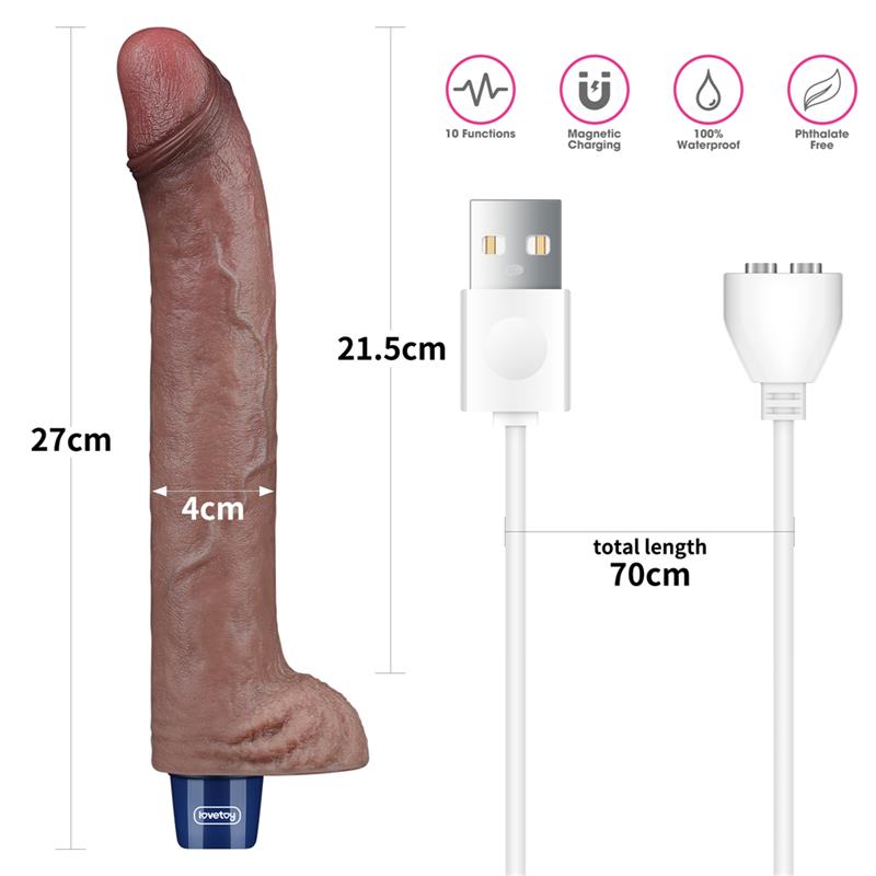 Vibrador Realista 11 Usb