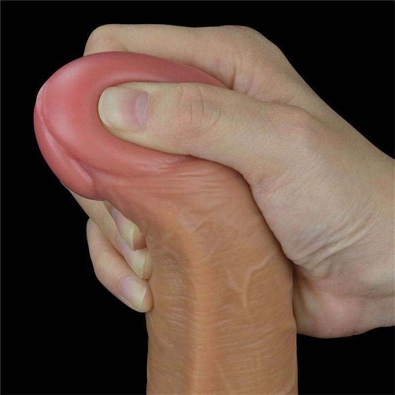 Vibrador Realista Con Rotación Doble Capa 10