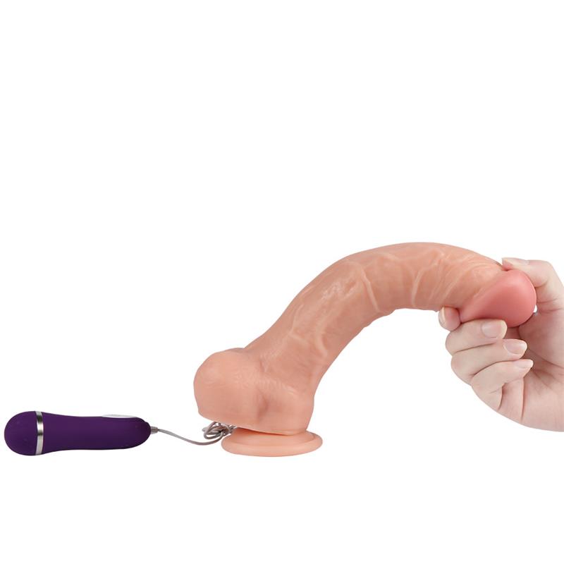 Vibrador Realista Control Remoto Apolo 24.5 Cm