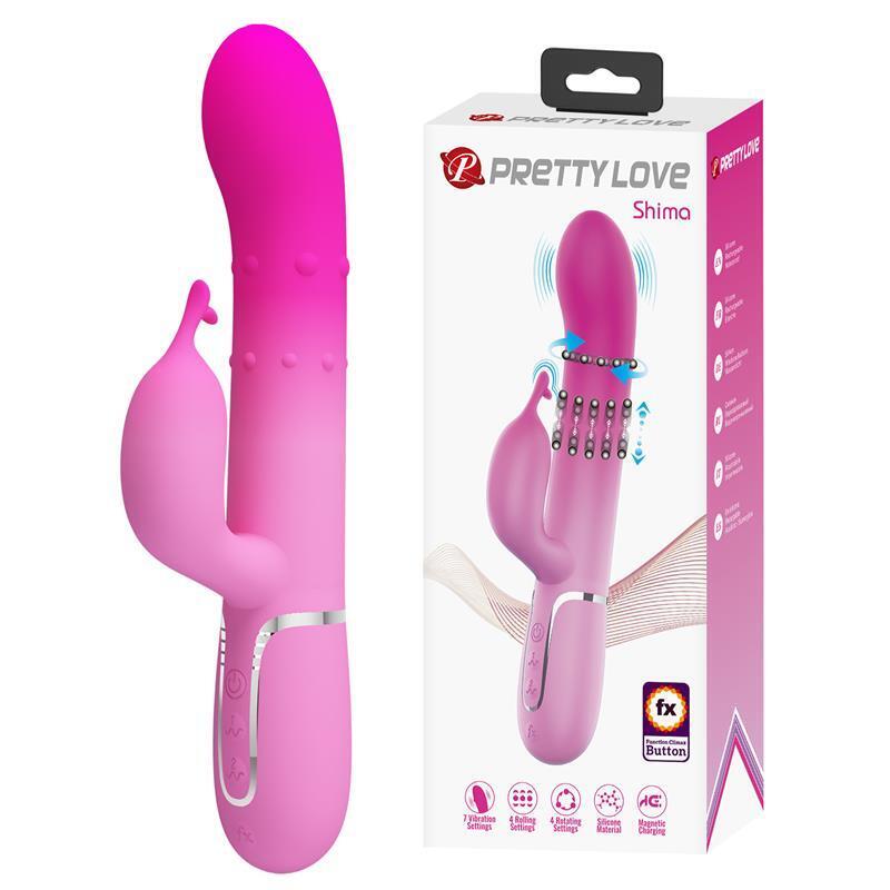Shima Vibrador Con Bolas Rotadoras