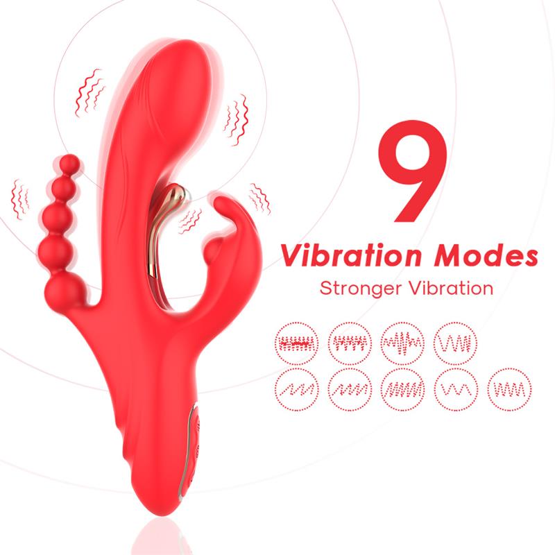 Vibrador Tickler Con Cadena Anal