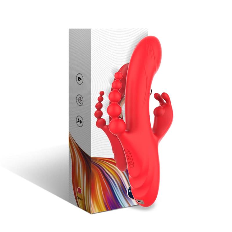 Vibrador Tickler Con Cadena Anal