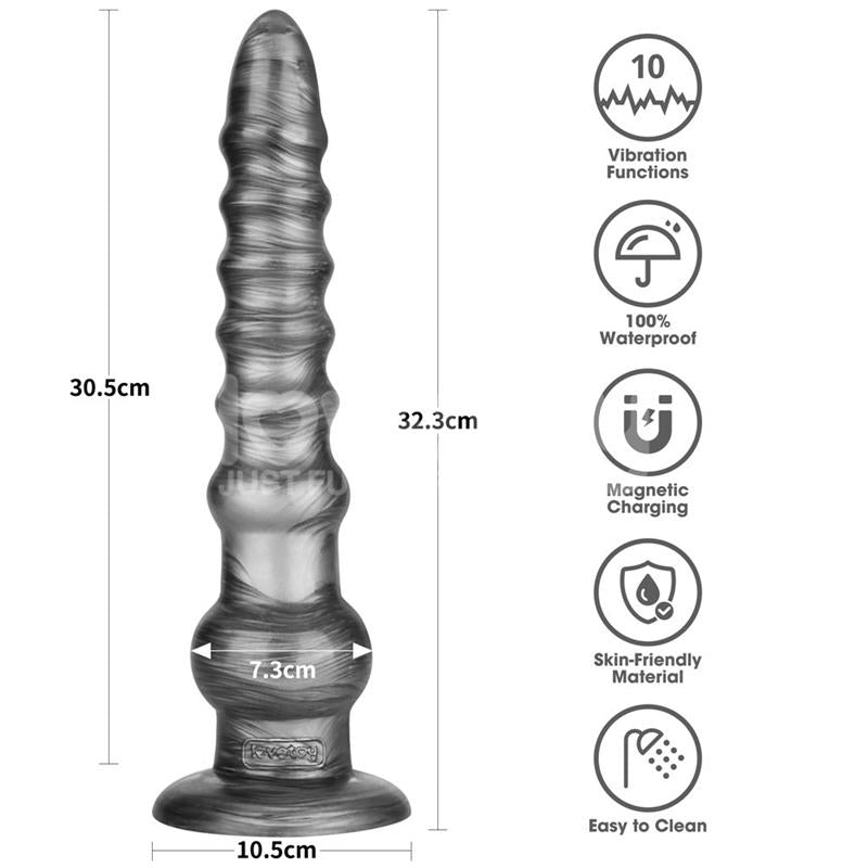 Vibrax Slider Dildo Anal Con Vibración King Sized 12.5