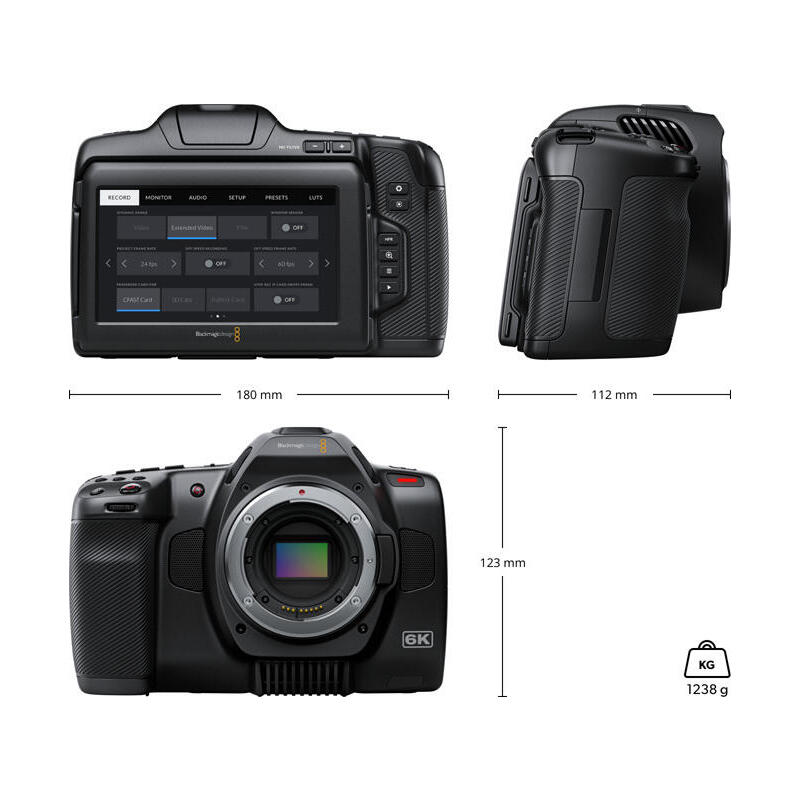 Videocamara Blackmagic Pocket Cinema 6k