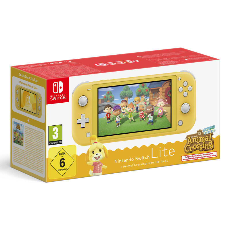 Videoconsola Nintendo Switch Lite Animal Crossing Portátil 14 Cm (5.5") 32 Gb Pantalla Táctil Wifi Amarillo