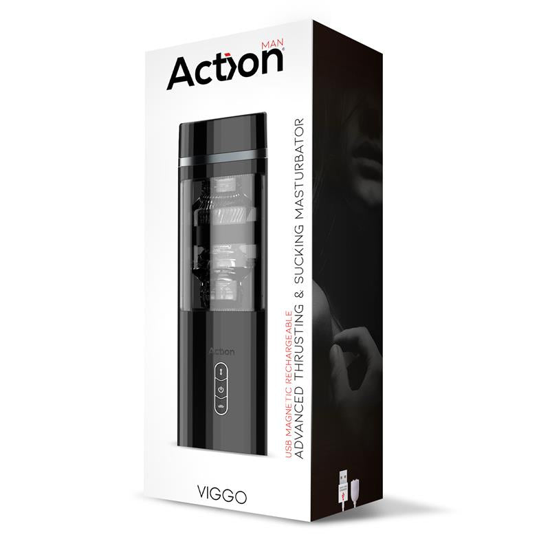 Masturbador Viggo Advanced Con Up And Down Y Succión Usb