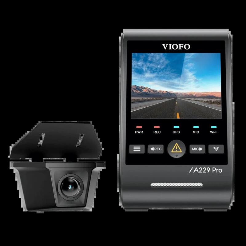 Viofo A229 Pro-W 2ch 4k Cámara Delantera + 2k Waterproof Cámara Trasera With Dual Sony Starvis 2 Sensors - Dash Cam