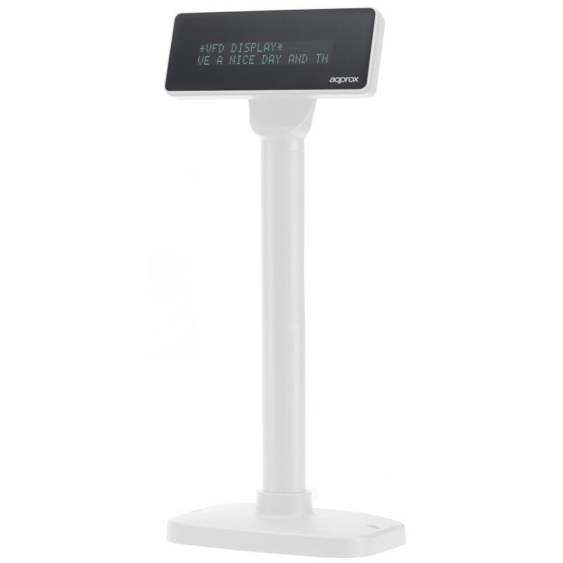 Visor Tpv Approx Appvfd01wh 2 Líneas Usb