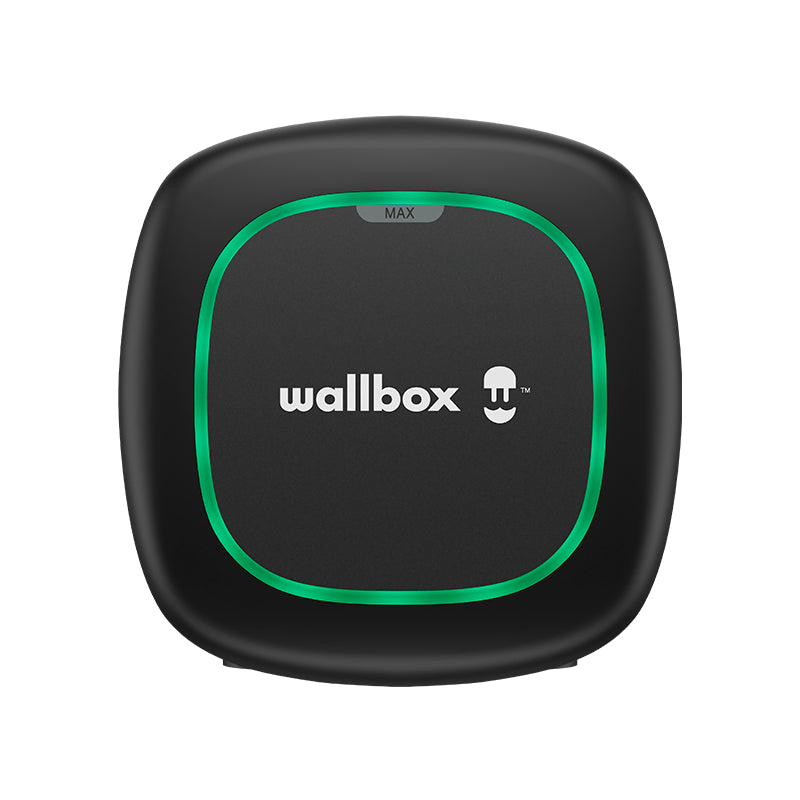 Wallbox Pulsar Max Electric Vehicle Charge, 7 Meter Cable Type 2, 22kw, Dc Leakage + Ocppp, Black