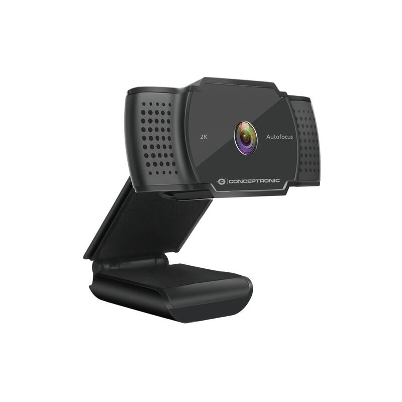 Webcam 2k Conceptronic Amdis 5mp Usb 3.6mm 30 Fps Angulo Vision 72º Microfono Integrado