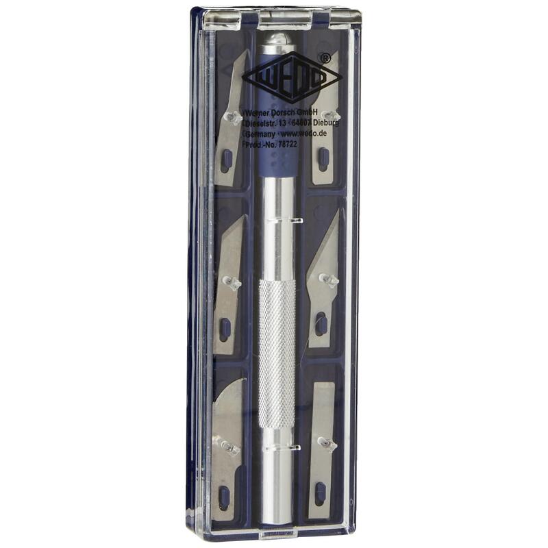 Wedo Hobbymesser-Set Con 6 Verschiedenen Klingenformen Silbe