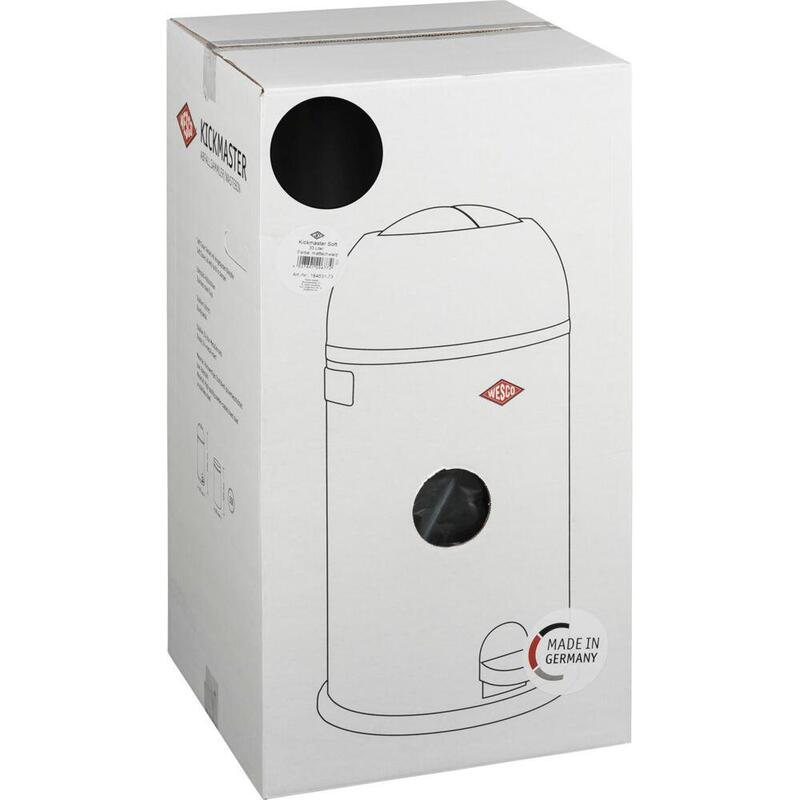 Wesco Kickmaster Soft Trash Bin Black Matt
