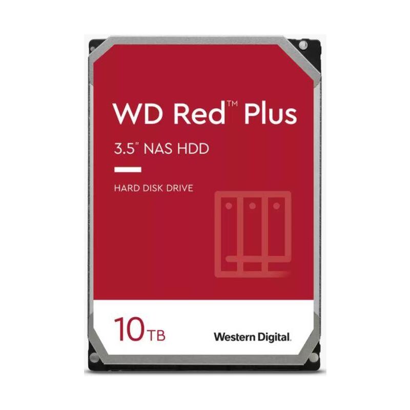 Western Digital Rojo Plus Nas Wd101efbx 10000 Gb 3,5" 88,9mm 7200rpm Hdd - Reacondicionado
