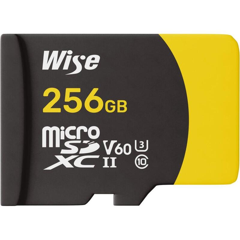 Wise Microsdxc Uhs-Ii V60 256gb R:290mbs / W:150mbs Wi-Msd-S256