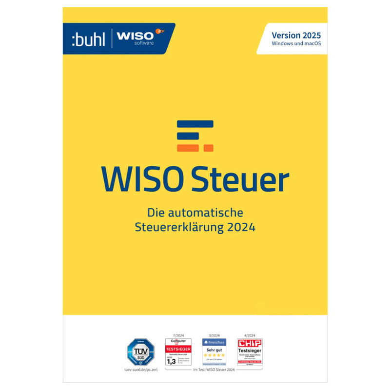 Wiso Steuer 2025 (Para El Ejercicio Fiscal 2024) (1 Usuario - 1 Año) Esd - Licencia Electrónica