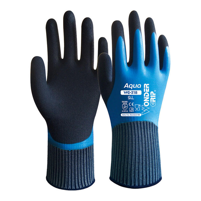 Wonder Grip Aqua Wg-318 Latexhandschuh Xxl 11 Repelente Al Agua Retail