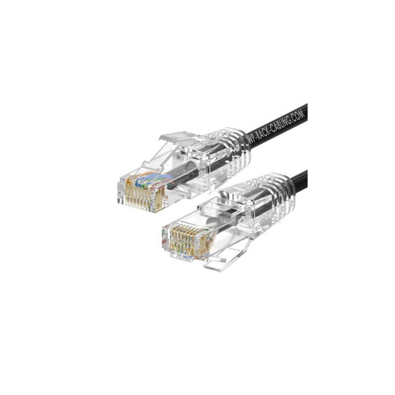 Wp Wpc-Pat-6au005bl-S Cable De Red Negro 0,5 M Cat6a U/Utp (Utp)