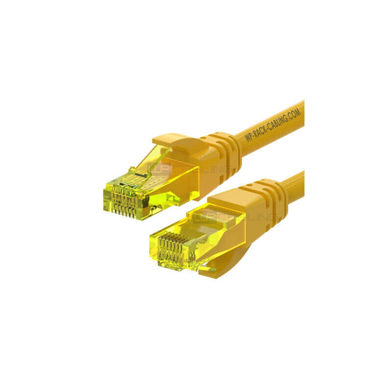 Wp Wpc-Pat-6au010y Cable De Red Amarillo 1 M Cat6a U/Utp (Utp)