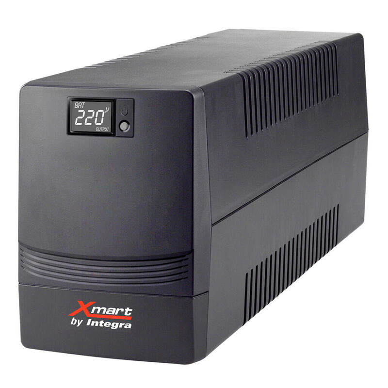 Xmart By Integra Sai-Supra-1603 Sai Interactivo Monofásico 1600va Con Pantalla Lcd 230v 2xschuko + 1xiec Usb Rj11/Rj45