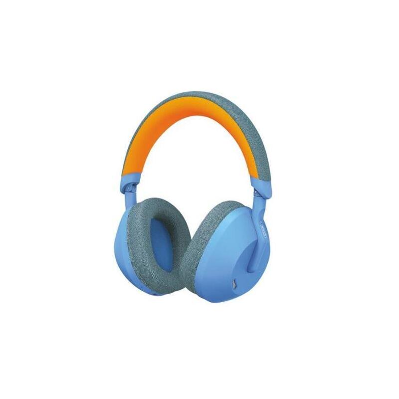 Xo Be49 Auriculares Bluetooth 5.3 - Diadema Y Almohadillas Confort En Tela - Microfono Integrado - Azul