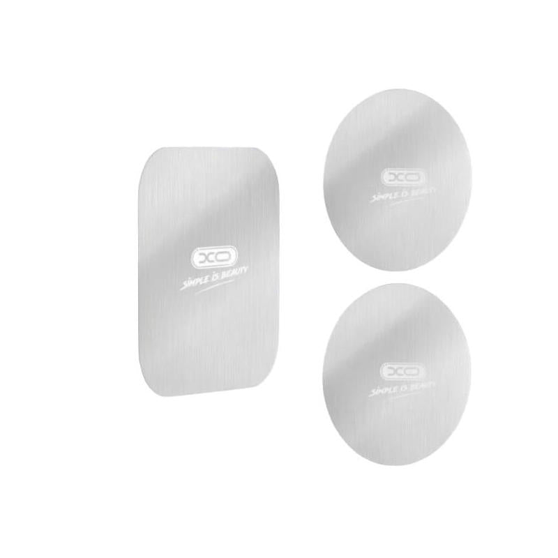 Xo Pack De 3 Laminas Magneticas Para Smartphone - 2 Redondas Y 1 Rectangular - Compatible Con Soportes Magneticos -
