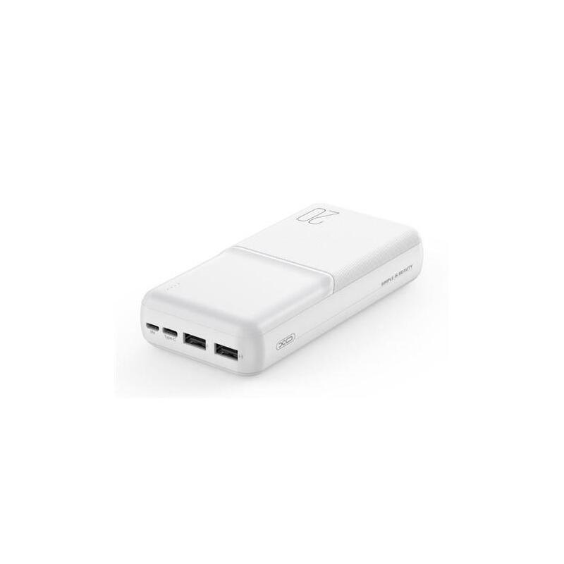 Xo Pr252 Powerbank 20000mah - Usb-A, Usb-C Y Lightning - Blanco