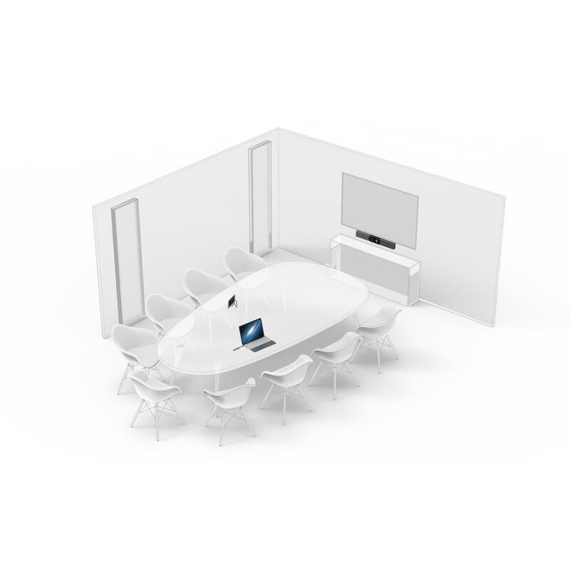 Yealink Meetingbar A30 + Ctp18 Touch Panel Sistema De Video Conferencia 8 Mp Ethernet Barra De Colaboración De Vídeo