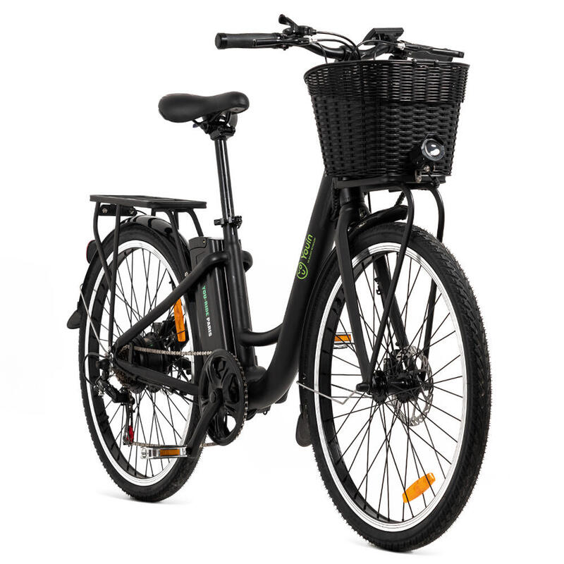 Youin Youride Paris - Paseo - Rueda 26 - Bat. Integrada Y Extraible - Blanca