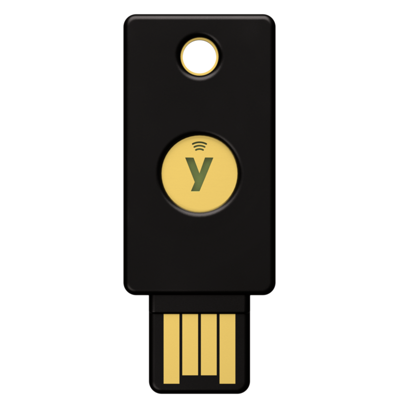 Yubico Security Key Nfc, Llave De Seguridad Negro/Dorado 5060408465295.0