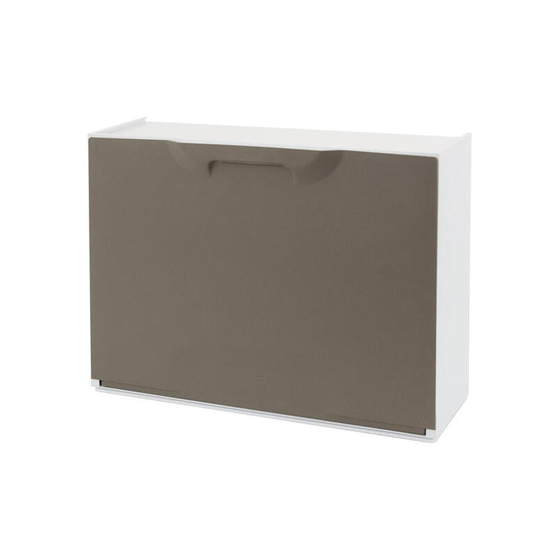 Zapatero Apilable De Polipropileno Marrón 51 X 17,3 X 40,1 Cm