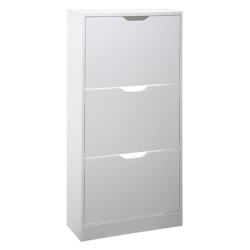 Zapatero De Madera 115x60x24cm Color Blanco