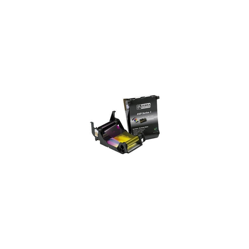Zebra Zxp Series 1 Cinta Original True Colors Ymcko - 800011-140