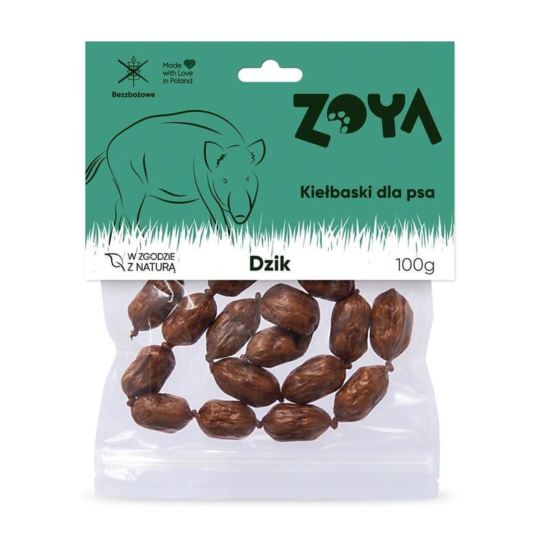 Zoya Wild Boar Sausages - Premio Para Perros - 7 Uds.
