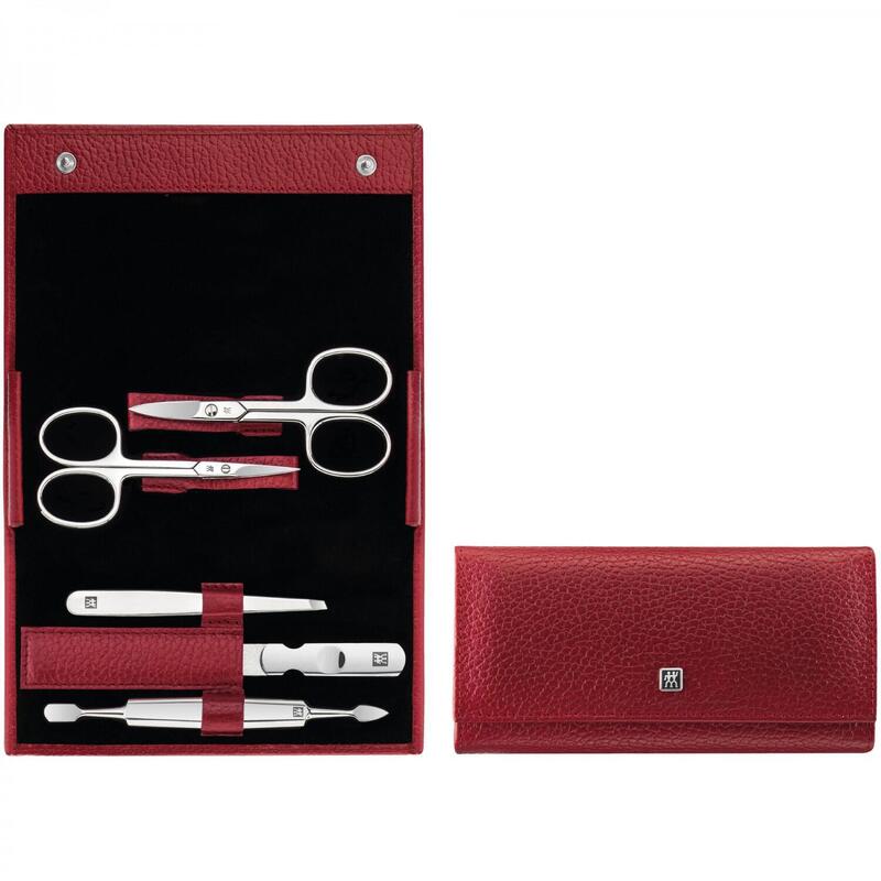 Zwilling Manicure & Pedicure Set 5pcs With Nail Scissors, Leather