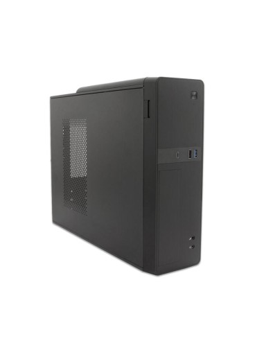 Caja Pc Coolbox Microatx Slim T310 Usb C Lector De Tarjetas Fuente Sfx Incluida