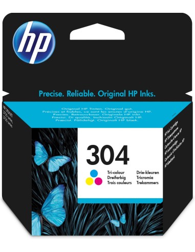 Cartucho De Tinta Original Hp 304 Tricolor