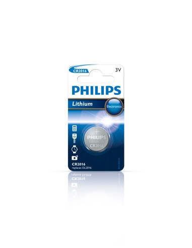 Pila De Botón Philips Cr2016 3v