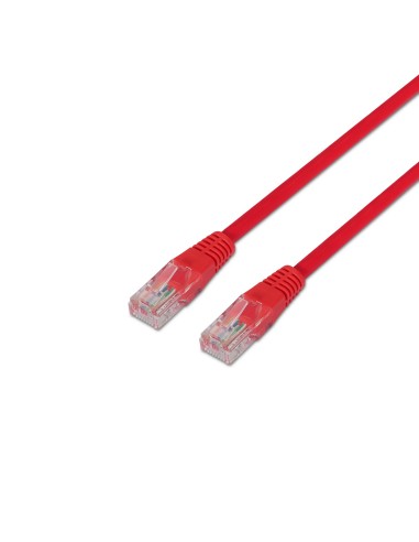 Aisens Cable De Red Rj45 Cat.5e Utp Awg24 - 0.50m Rojo