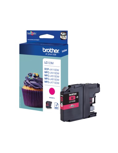 Tinta Original Brother Lc123m Magenta Lc123mbp