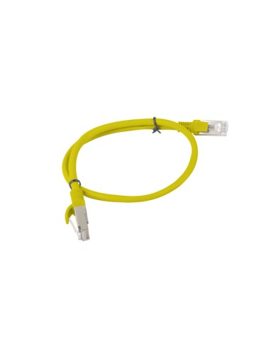 Lanberg Cable De Red Pcu5-10cc-0050-y,rj45,utp,cat 5e,0.5m,amarillo