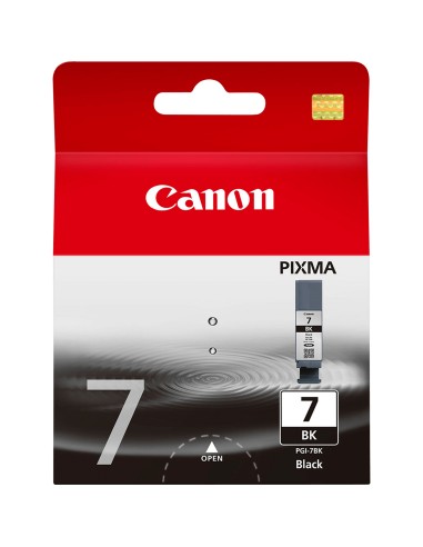 Tinta Original canon Pgi 7k Negra 25ml