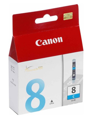 Tinta Original Canon Cli-8c Cyan Para Pixma Ip4200,5200,5200r,6600d,mp500,mp800