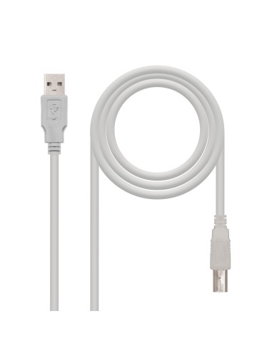 Nanocable Cable De Impresora Usb-a 2.0 Macho A Usb-b Macho 1m