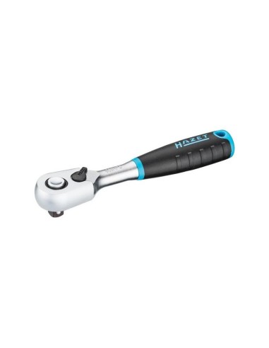 Hazet Hiper Carraca Reversible De Dientes Finos 863hps, 1/4" Negro/azul, ángulo De Funcionamiento 4°, Bloqueo De Seguridad