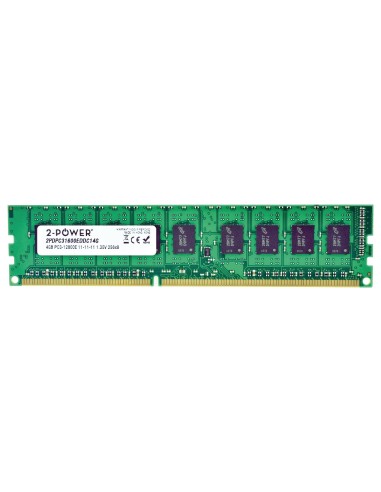 2-power Memoria 4gb Ddr3l 1600mhz Ecc + Ts Udimm Mem8602a