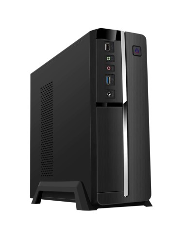 Tooq Caja Micro Atx, Mini Itx Slim - Fuente De Alimentacion 500w - 1x Hdd3,5 + 1x Sdd2,5 + 1x Hdd5.25 - Usb-2.0, Usb